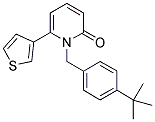 1-(4-TERT-BUTYLBENZYL)-6-THIEN-3-YLPYRIDIN-2(1H)-ONE Struktur