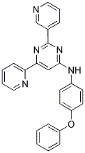 (4-PHENOXY-PHENYL)-(6-PYRIDIN-2-YL-2-PYRIDIN-3-YL-PYRIMIDIN-4-YL)-AMINE Struktur