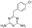 6-(4-CHLOROBENZYL)-1,3,5-TRIAZINE-2,4-DIAMINE Struktur