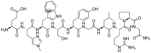 [HIS(3-METHYL)2]-LH-RH [HIS(P-METHYL)2]-LH-RH Struktur