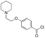 4-(PIPERIDIN-1-YL-ETHOXY)-BENZOYLCHLORIDE Struktur