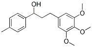 1-(4-METHYLPHENYL)-3-(3,4,5-TRIMETHOXYPHENYL)-1-PROPANOL Struktur