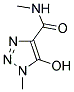 5-HYDROXY-N,1-DIMETHYL-1H-1,2,3-TRIAZOLE-4-CARBOXAMIDE Struktur