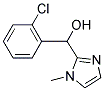 (2-CHLOROPHENYL)(1-METHYL-1H-IMIDAZOL-2-YL)METHANOL Struktur