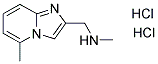 METHYL-(5-METHYL-IMIDAZO[1,2-A]PYRIDIN-2-YLMETHYL)-AMINE DIHYDROCHLORIDE Struktur