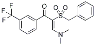 2-(BENZYLSULFONYL)-3-(IMETHYLAMINO)-1-OXO-1-[3-(TRIFLUOROMETHYL)PHENYL]PROP-2-ENE Structure