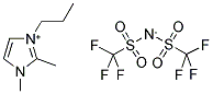 1,2-DIMETHYL-3-PROPYLIMIDAZOLIUM BIS(TRIFLUOROMETHYLSULFONYL)IMIDE Struktur