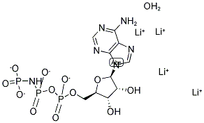 ADENOSINE 5'-[BETA,GAMMA-IMIDO]TRIPHOSPHATE TETRALITHIUM SALT HYDRATE Struktur