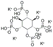 D-MYO-INOSITOL 1,2,3,5-PENTAPHOSPHATE PENTAPOTASSIUM SALT Struktur