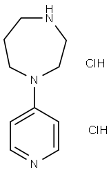 1-(4-PYRIDYL)HOMOPIPERAZINE DIHYDROCHLORIDE Struktur