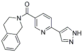 2-([6-(1H-PYRAZOL-4-YL)PYRIDIN-3-YL]CARBONYL)-1,2,3,4-TETRAHYDROISOQUINOLINE Struktur