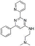 N,N-DIMETHYL-N'-(6-PHENYL-2-PYRIDIN-2-YLPYRIMIDIN-4-YL)ETHANE-1,2-DIAMINE Struktur