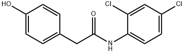 N-(2,4-DICHLOROPHENYL)-2-(4-HYDROXYPHENYL)ACETAMIDE Struktur