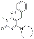 4-AZEPAN-1-YL-5-BENZYL-6-HYDROXY-1-METHYLPYRIMIDIN-2(1H)-ONE Struktur