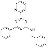 N-BENZYL-6-PHENYL-2-PYRIDIN-2-YLPYRIMIDIN-4-AMINE Struktur