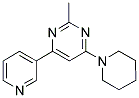 2-METHYL-4-PIPERIDIN-1-YL-6-PYRIDIN-3-YLPYRIMIDINE Struktur