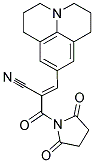 9-(2-CARBOXY-2-CYANOVINYL)JULOLIDINE N-SUCCINIMIDYL ESTER Struktur