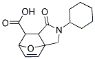 3-CYCLOHEXYL-4-OXO-10-OXA-3-AZA-TRICYCLO-[5.2.1.0(1,5)]DEC-8-ENE-6-CARBOXYLIC ACID Struktur