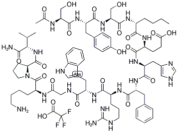 ALPHA-MELANOCYTE STIMULATING HORMONE TRIFLUOROACETATE SALT Struktur