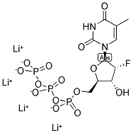 2'-FLUORO-THYMIDINE-5'-TRIPHOSPHATE LITHIUM SALT Struktur