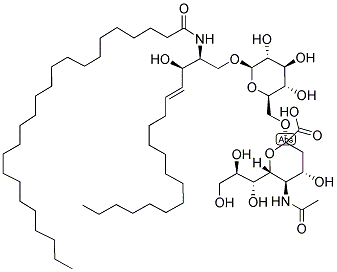 S-SIALYL-ALPHA(2-6)-GLUCOPYRANOSYLCERAMIDE Struktur