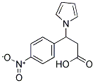 3-(4-NITROPHENYL)-3-(1H-PYRROL-1-YL)PROPANOIC ACID Struktur