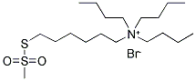 6-(TRIBUTYLAMMONIUM)HEXYL METHANETHIOSULFONATE BROMIDE Struktur