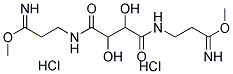 N,N'-BIS(2-CARBOXIMIDOETHYL)TARTARIMIDE DIMETHYL ESTER DIHYDROCHLORIDE Struktur