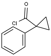 1-PHENYL-CYCLOPROPANECARBONYL CHLORIDE Struktur