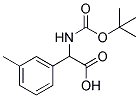 TERT-BUTOXYCARBONYLAMINO-M-TOLYL-ACETIC ACID Struktur