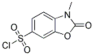 3-METHYL-2-OXO-2,3-DIHYDRO-BENZOOXAZOLE-6-SULFONYL CHLORIDE Struktur