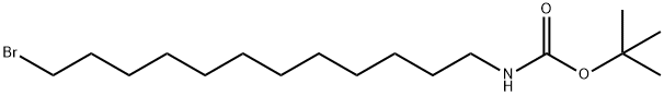 12-(T-BOC-AMINO)-1-DODECYL BROMIDE Struktur