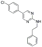 5-(4-CHLOROPHENYL)-N-(2-PHENYLETHYL)PYRIMIDIN-2-AMINE Struktur