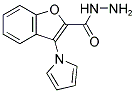 3-(1H-PYRROL-1-YL)-1-BENZOFURAN-2-CARBOHYDRAZIDE Struktur