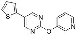 2-(PYRIDIN-3-YLOXY)-5-THIEN-2-YLPYRIMIDINE Struktur