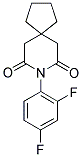 8-(2,4-DIFLUOROPHENYL)-8-AZASPIRO[4.5]DECANE-7,9-DIONE Struktur