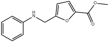 5-PHENYLAMINOMETHYL-FURAN-2-CARBOXYLIC ACID METHYL ESTER Struktur