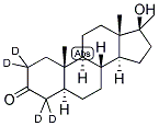 5ALPHA-ANDROSTAN-17ALPHA-METHYL-17BETA-OL-3-ONE-2,2,4,4-D4 Struktur