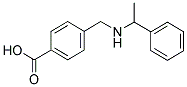 4-[(1-PHENYL-ETHYLAMINO)-METHYL]-BENZOIC ACID Struktur