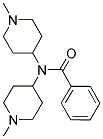 N,N-BIS(1-METHYLPIPERIDIN-4-YL)BENZAMIDE Struktur