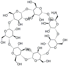 6-MONODEOXY-6-MONOAMINO-BETA-CYCLODEXTRIN Struktur