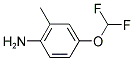 4-DIFLUOROMETHOXY-2-METHYL-PHENYLAMINE Struktur