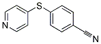 4-(PYRIDIN-4-YLTHIO)BENZONITRILE Struktur