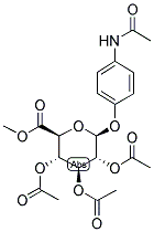 4-ACETAMIDOPHENYL-TRIACETYL-B-D-GLUCURONIC ACID, METHYL ESTER Struktur