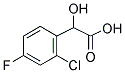 2-CHLORO-4-FLUOROMANDELIC ACID Struktur