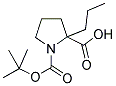 BOC-ALPHA-PROPYL-(D,L)-PROLINE Struktur