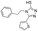 4-PHENETHYL-5-THIOPHEN-2-YL-4H-[1,2,4]TRIAZOLE-3-THIOL Struktur