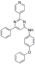 (4-PHENOXY-PHENYL)-(6-PHENYL-2-PYRIDIN-4-YL-PYRIMIDIN-4-YL)-AMINE Struktur