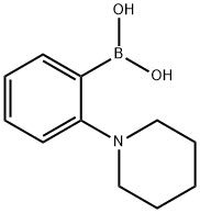 2-(1-PIPERIDINYL)PHENYLBORONIC ACID Structure