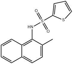 N-(2-METHYL-1-NAPHTHYL)-2-THIOPHENESULFONAMIDE Struktur